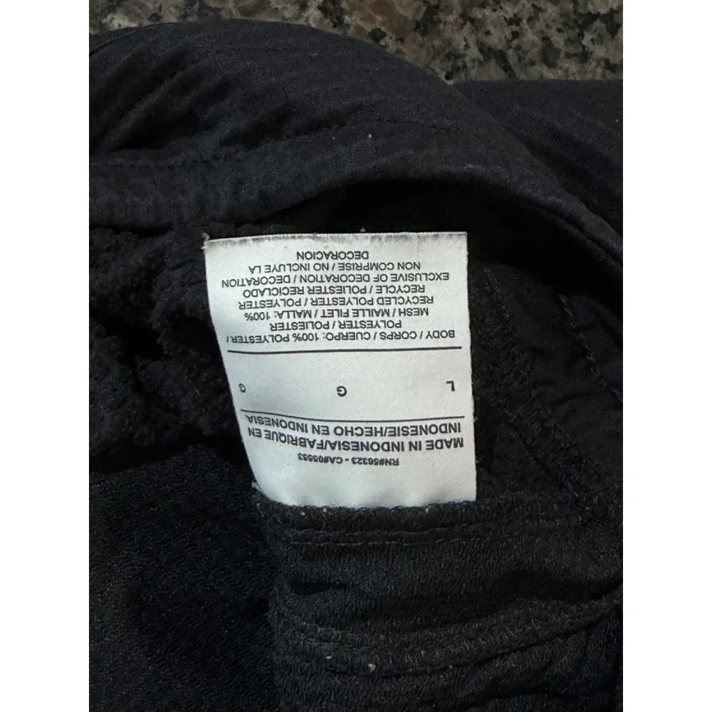 Nike Therma-FIT Mens Training Pants Gray Grid Fleece Zipper Pockets Large